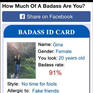 Meet your Posher, Gina